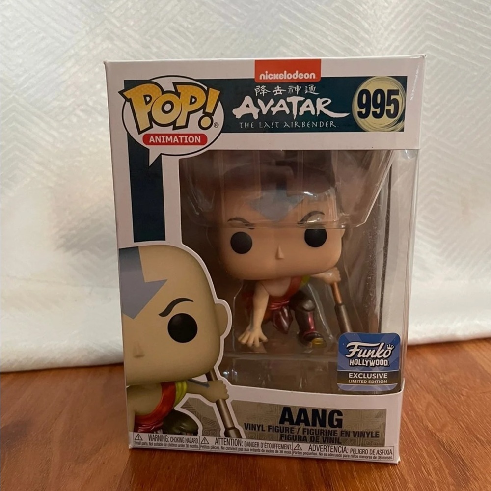 Metallic Aang Pop Funko Hollywood Exclusive